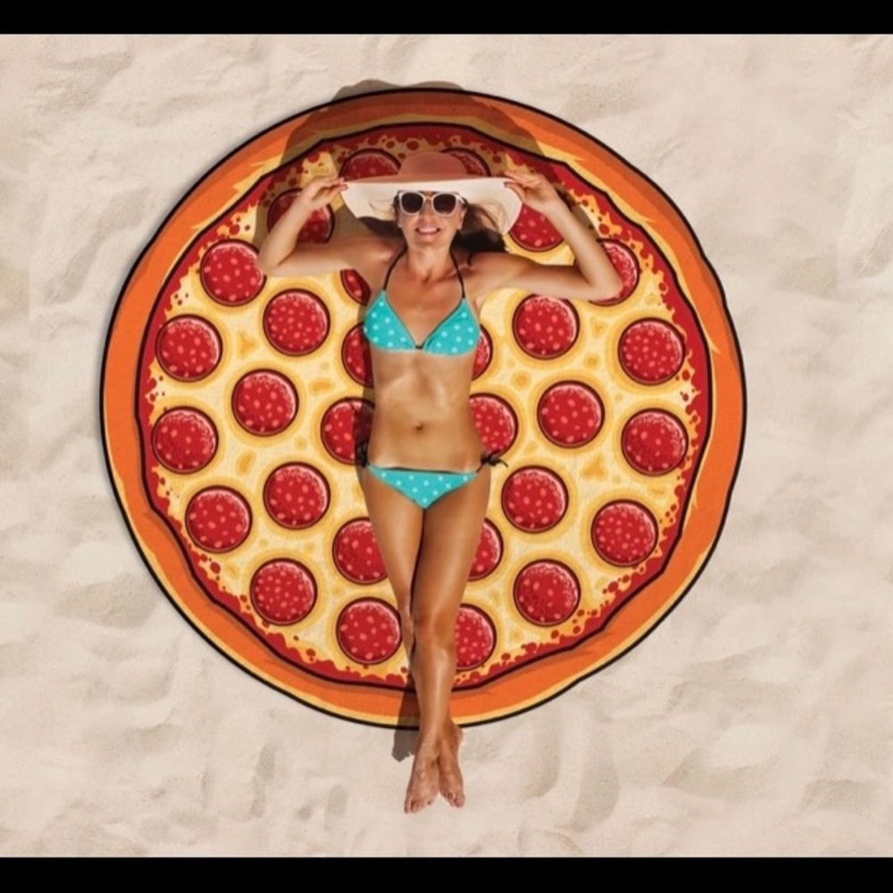 BigMouth Pizza 🍕 Picnic and Beach Towel/Mat